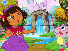 Igra Jigsaw Puzzle: Dora Wonderland