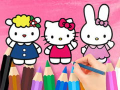 Igra Coloring Book: Hello Kitty With Friends