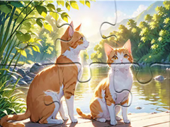 Igra Jigsaw Puzzle: Cats In Pairs