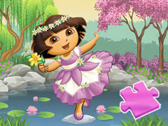 Igra Jigsaw Puzzle: Dora Lake Dance