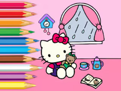 Igra Coloring Book: Hello Kitty Rainy Day