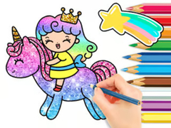 Igra Coloring Book: Unicorn Princess