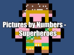 Igra Pictures by Numbers - Superheroes