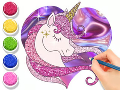 Igra Coloring Book: Glowing Unicorn