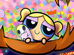 Igra Jigsaw Puzzle: Powerpuff Girl Halloween