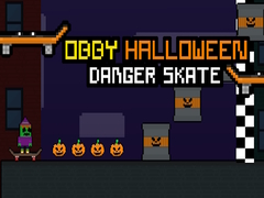 Igra Obby Halloween Danger Skate