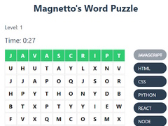 Igra Magnetto's Word Puzzle