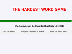 Igra The Hardest Word Game