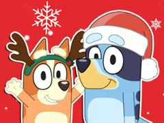 Igra Jigsaw Puzzle: Bluey Christmas Gift