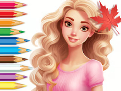 Igra Coloring Book: Barbie Autumn Tale