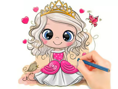 Igra Coloring Book: Chibi Doll Princess