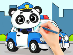 Igra Coloring Book: Police Panda