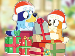 Igra Jigsaw Puzzle: Bluey Christmas Unboxing