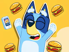 Igra Jigsaw Puzzle: Burger Dog Bluey