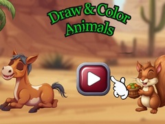 Igra Draw & Color Animals