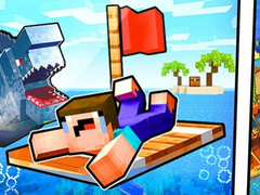 Igra Noob Raft: Ocean Survival