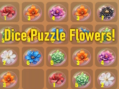 Igra Dice Puzzle Flowers!