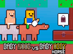 Igra Baby Noob vs Baby Obby Horse