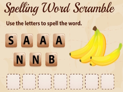 Igra Spelling Word Scramble