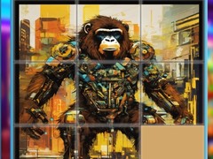 Igra Gorilla Sliding Puzzles