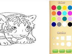 Igra Baby Tiger Coloring Book