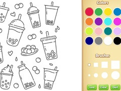 Igra Cute Boba Coloring Book for Kids