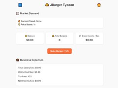 Igra Jburger Tycoon