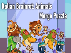 Igra Italian Brainrot: Animals Merge Puzzle