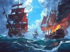 Igra Pirate Ships: Build and Fight