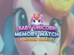 Igra Baby Unicorn Memory Match & Hidden Objects