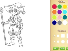 Igra Elf Coloring Book