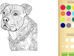 Igra Dog Coloring Book for Adults