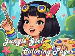 Igra Jungle Girl: Coloring Pages