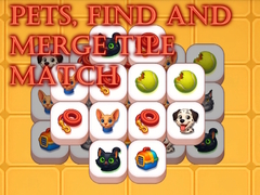 Igra Pets, Find and Merge Tile Match
