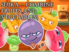 Igra Suika - Combine fruits and vegetables!