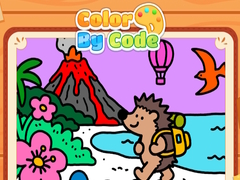 Igra Color By Code Volcano Hedgehog