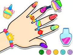Igra Coloring Book: Nail Art & Bracelet Diy