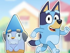 Igra Jigsaw Puzzle: Bluey & Bingo Obstacle Course
