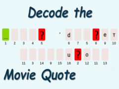 Igra Decode the Movie Quote