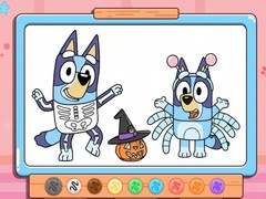 Igra Coloring Book: Bluey Halloween Costume