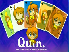 Igra Quin. Balatro-like poker-solitaire