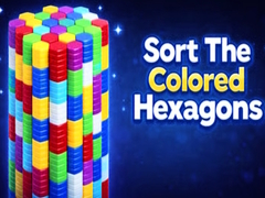 Igra Sort The Colored Hexagons