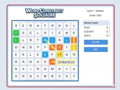 Igra Word Construct Solitaire
