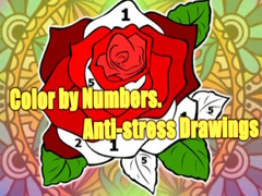 Igra Color by Numbers. Anti-stress Drawings