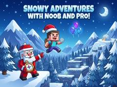 Igra Snowy Adventures with Noob and Pro!