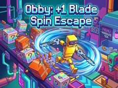 Igra Obby: +1 Blade Spin Escape