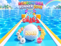 Igra Rainbow Ball Runner 2048