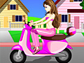 Igra Motorbike Girl Dress Up