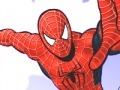 Igra Spiderman flying: coloring
