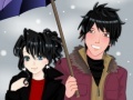 Igra Anime Winter Couple Ddress Up Game